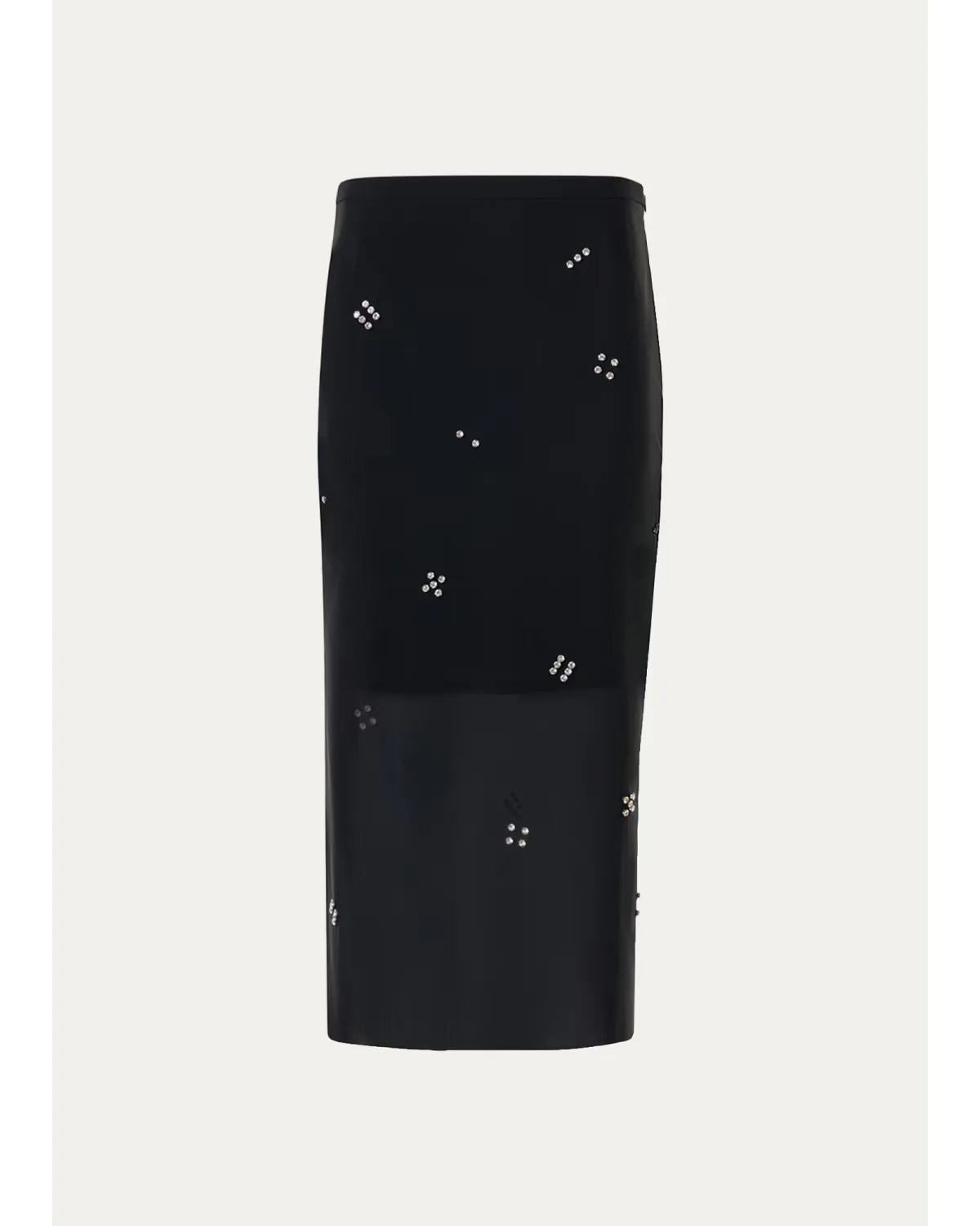 Diamond Dice Dot Pencil Midi Skirt by Akris Punto