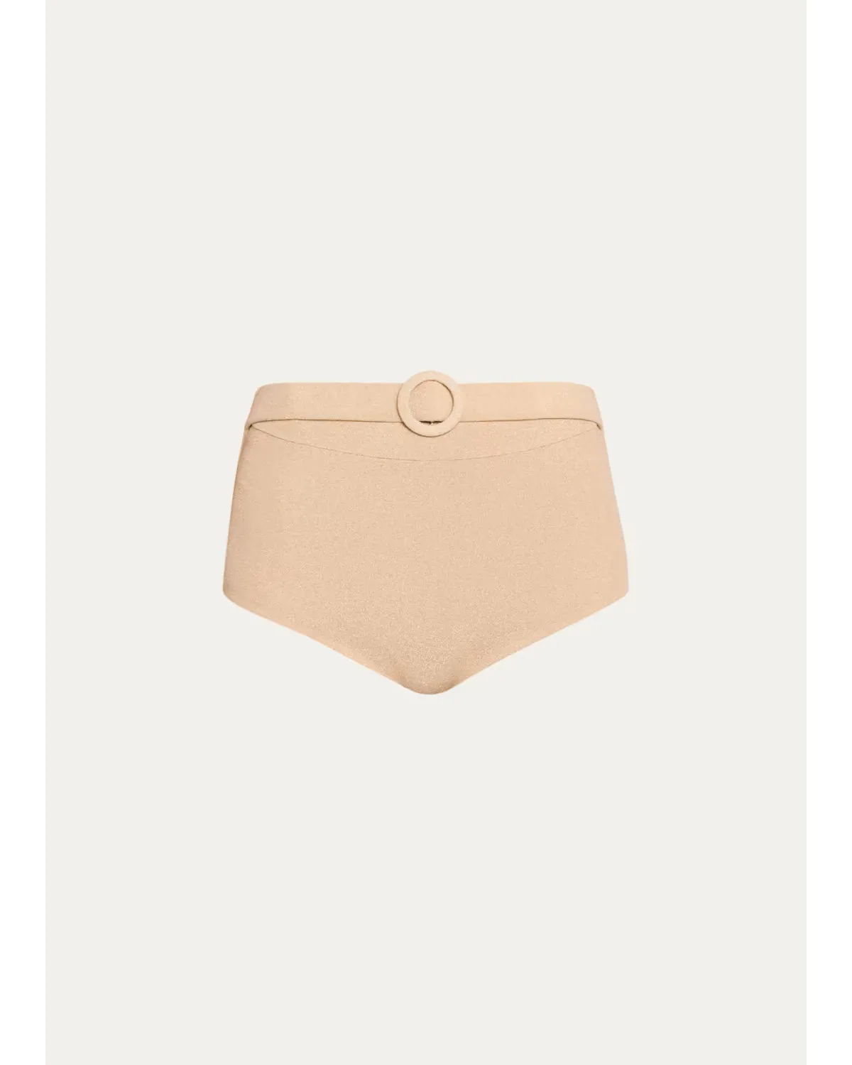Danice Metallic High-Waist Bikini Bottoms by Ramy Brook
