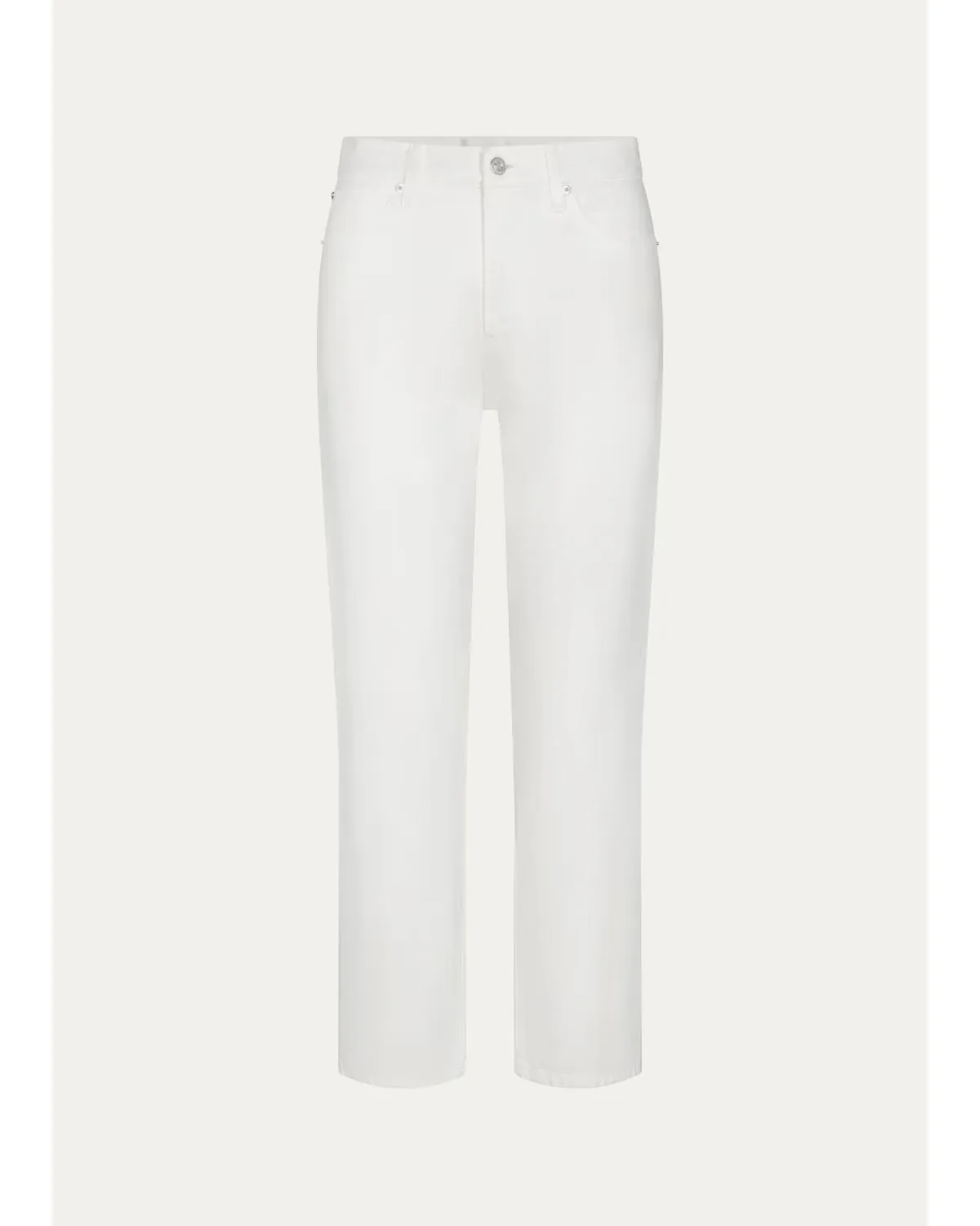 The Hang Coated Straight-Leg Jeans by FRAME