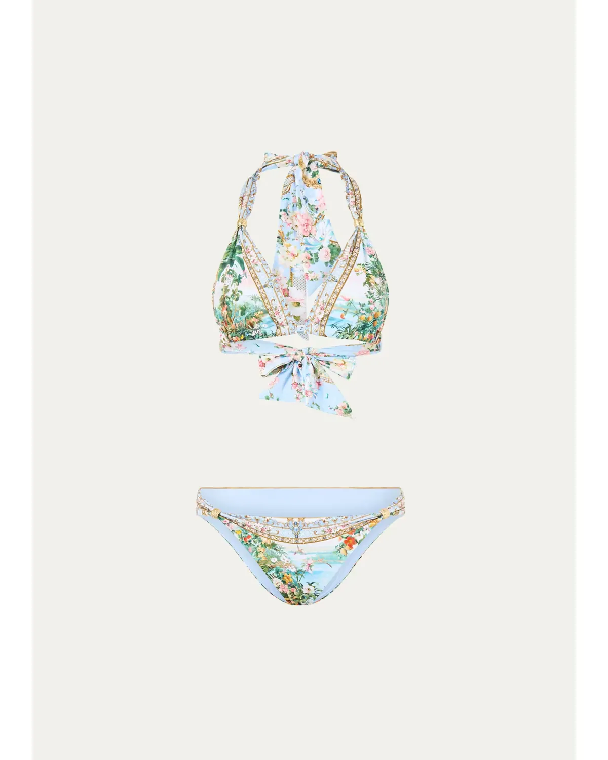 Society Soft Thick Tie Two-Piece Swimsuit by Camilla