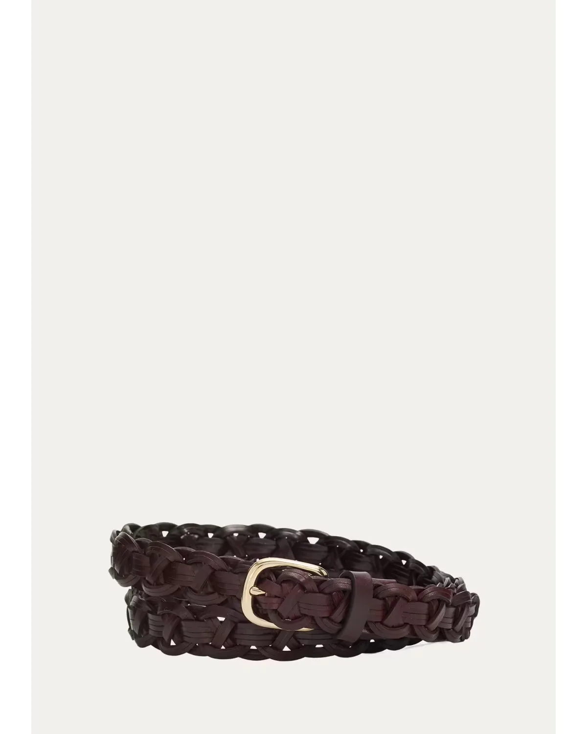 Braided Leather Belt by Brunello Cucinelli