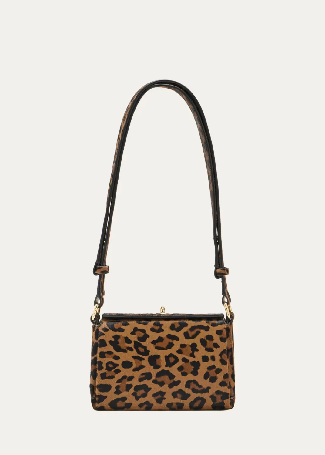 Mini Leopard Calf Hair Shoulder Bag by Plan C