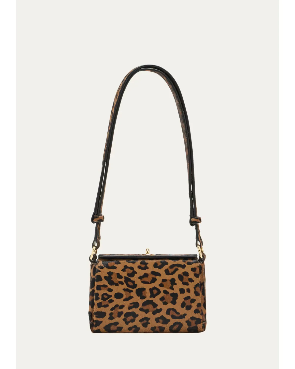 Mini Leopard Calf Hair Shoulder Bag by Plan C