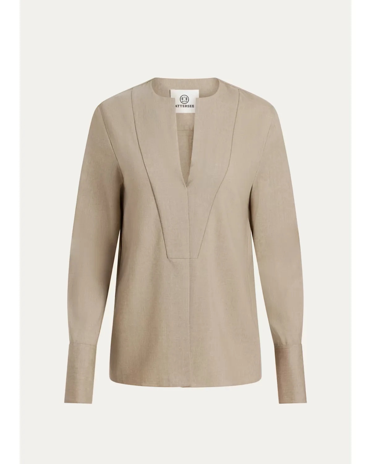 The Barb Stretch Suiting Shirt by Attersee