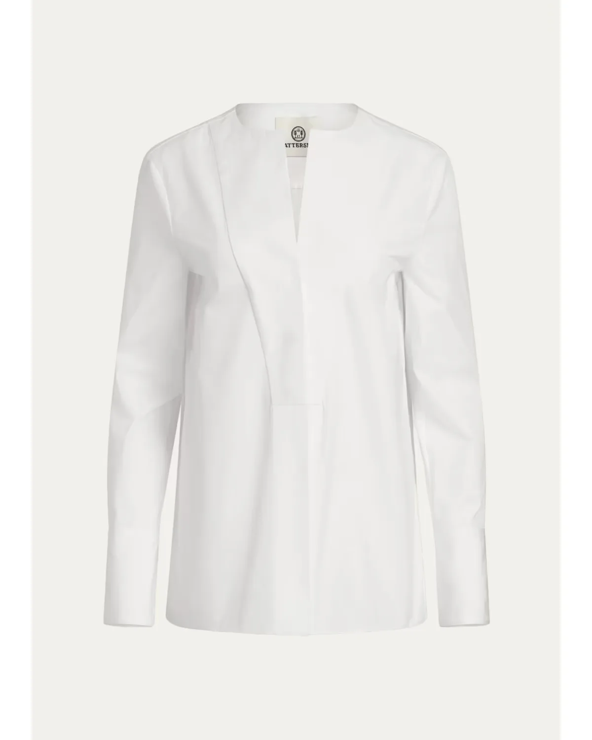 The Barb Slub Cotton Poplin Shirt by Attersee