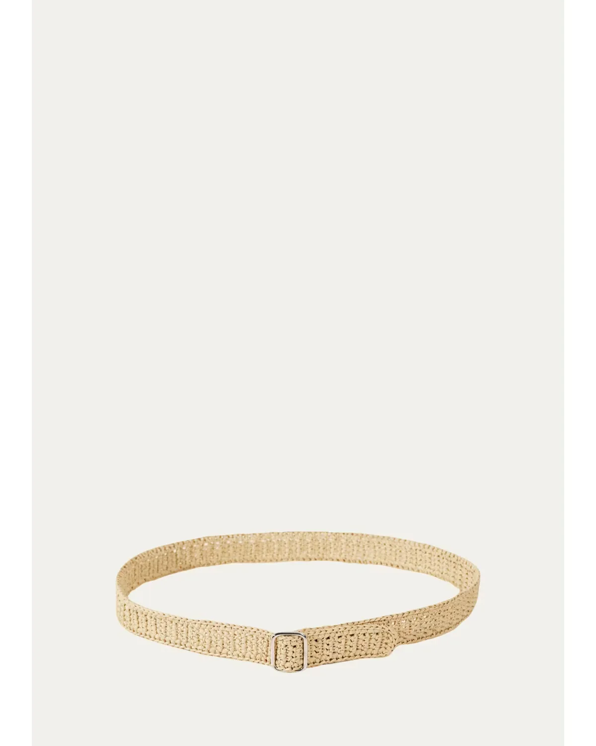 Mako Palm Raffia Belt by Dhanche