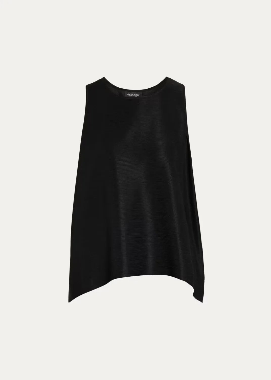 A-Line Shimmer Silk Shell