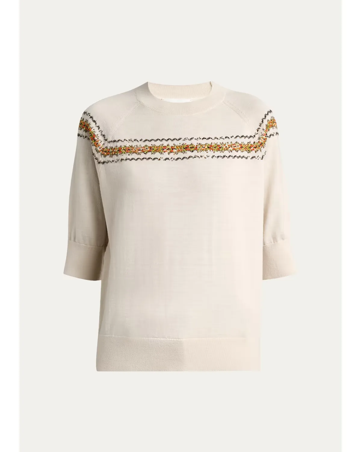 Tuano Embellished Merino Wool Sweater by Dries Van Noten