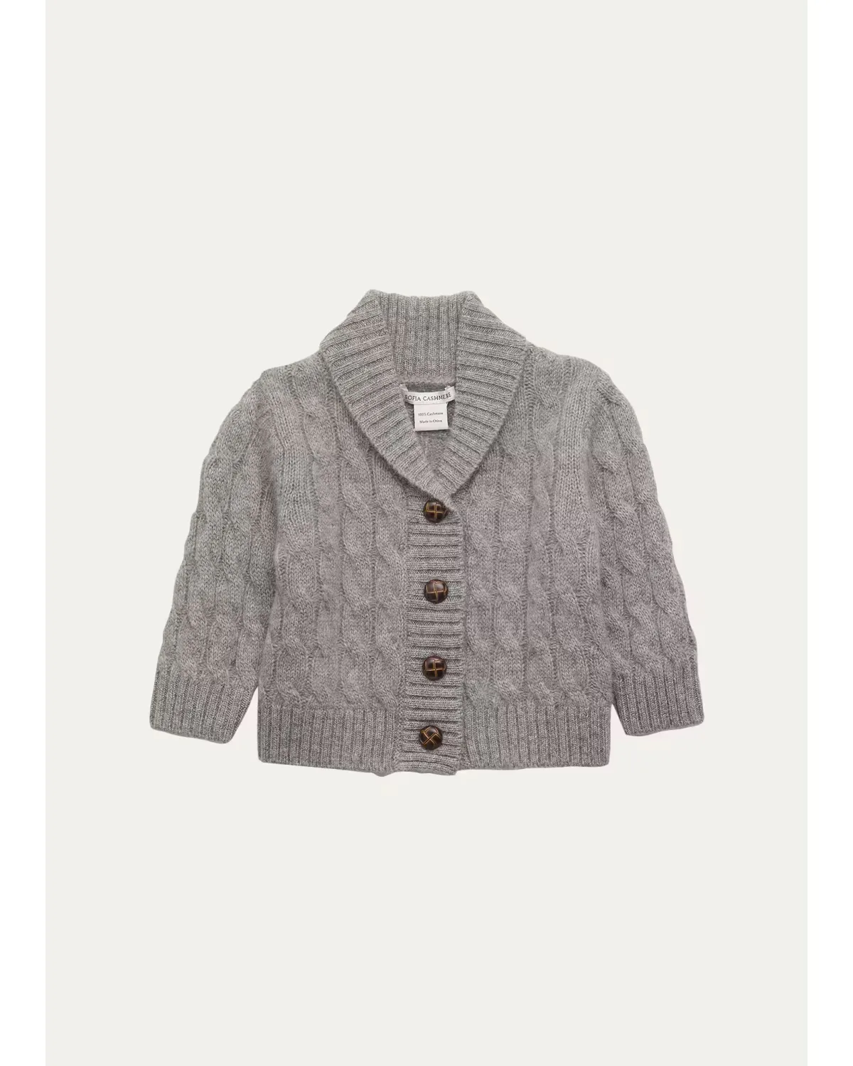 Cashmere Shawl-Collar Cardigan by Sofia Cashmere