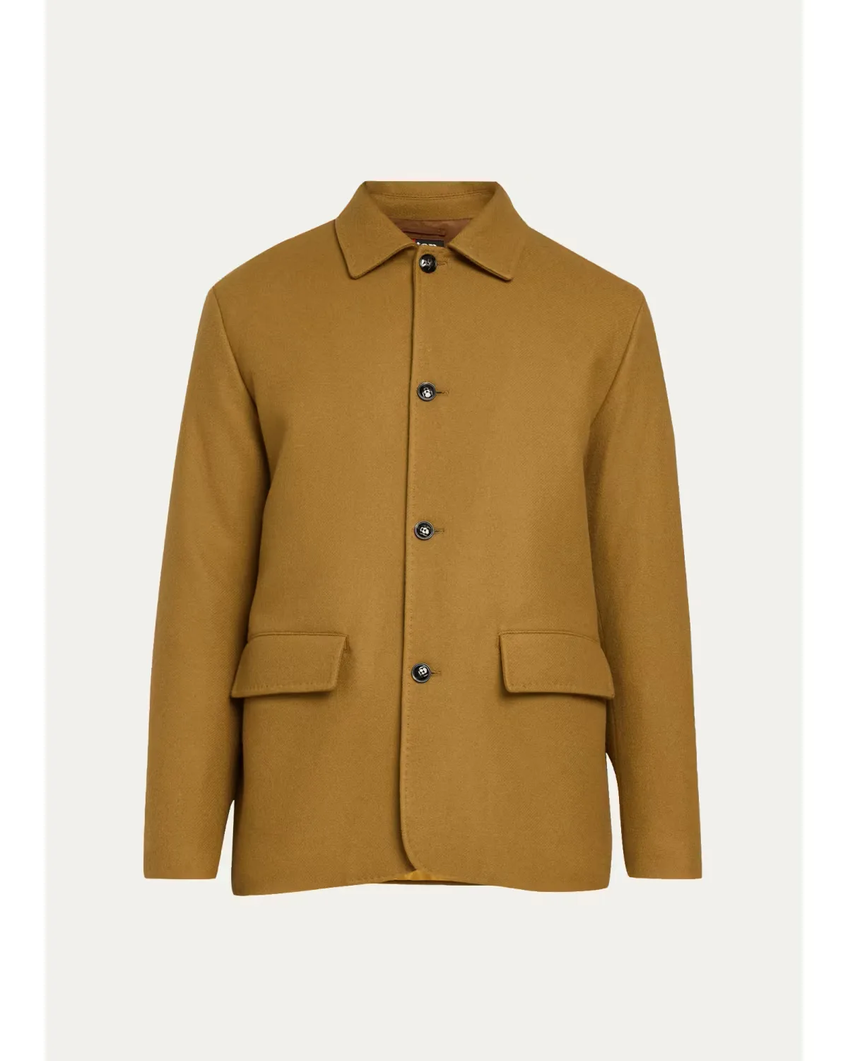 Cashmere Twill Car Coat by Kiton