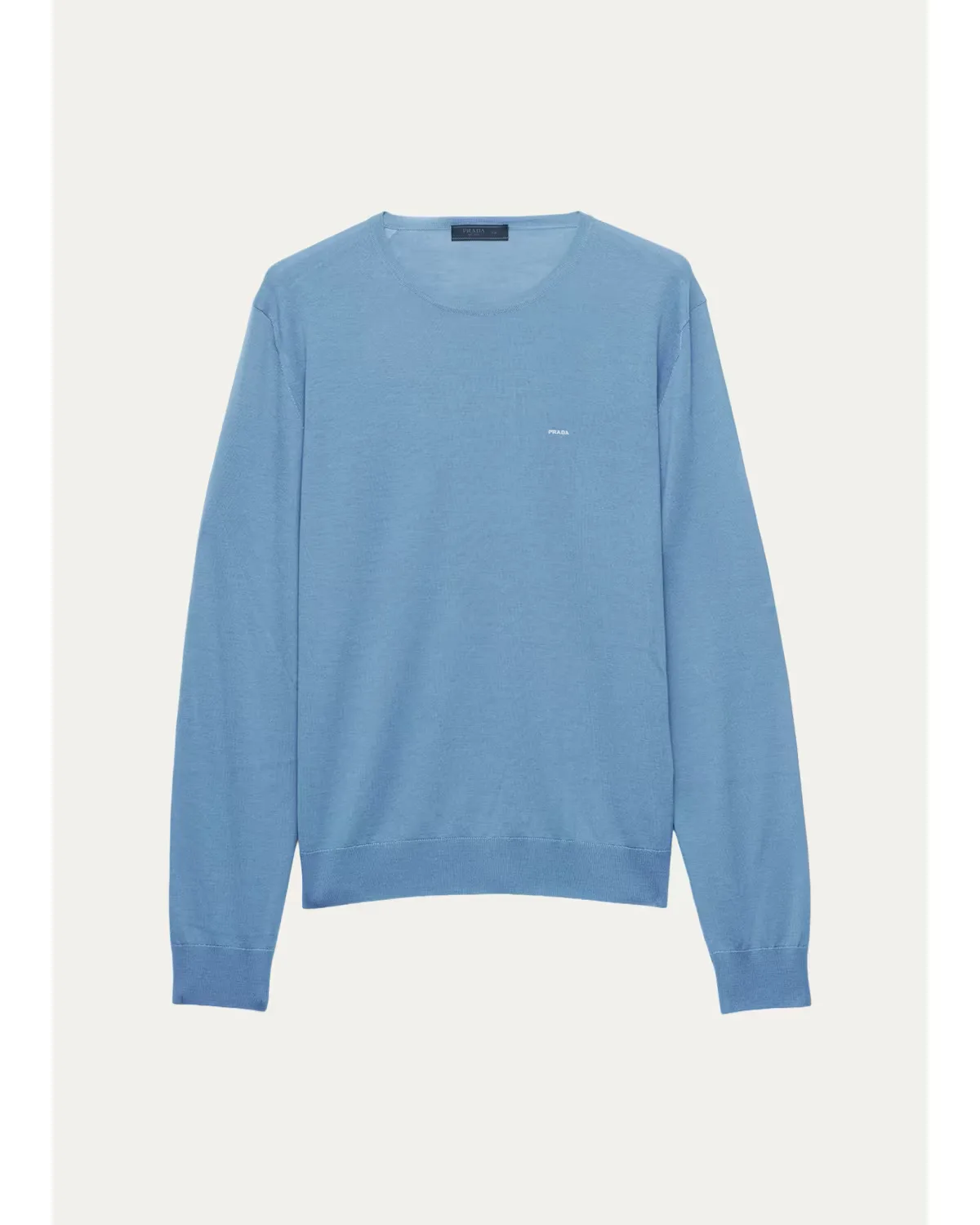 Superfine Wool Crewneck Sweater by Prada