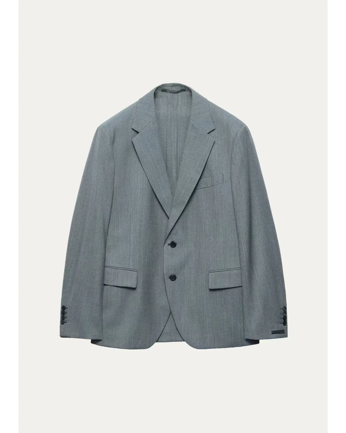 Moulin Wool Single-Breasted Blazer by Prada