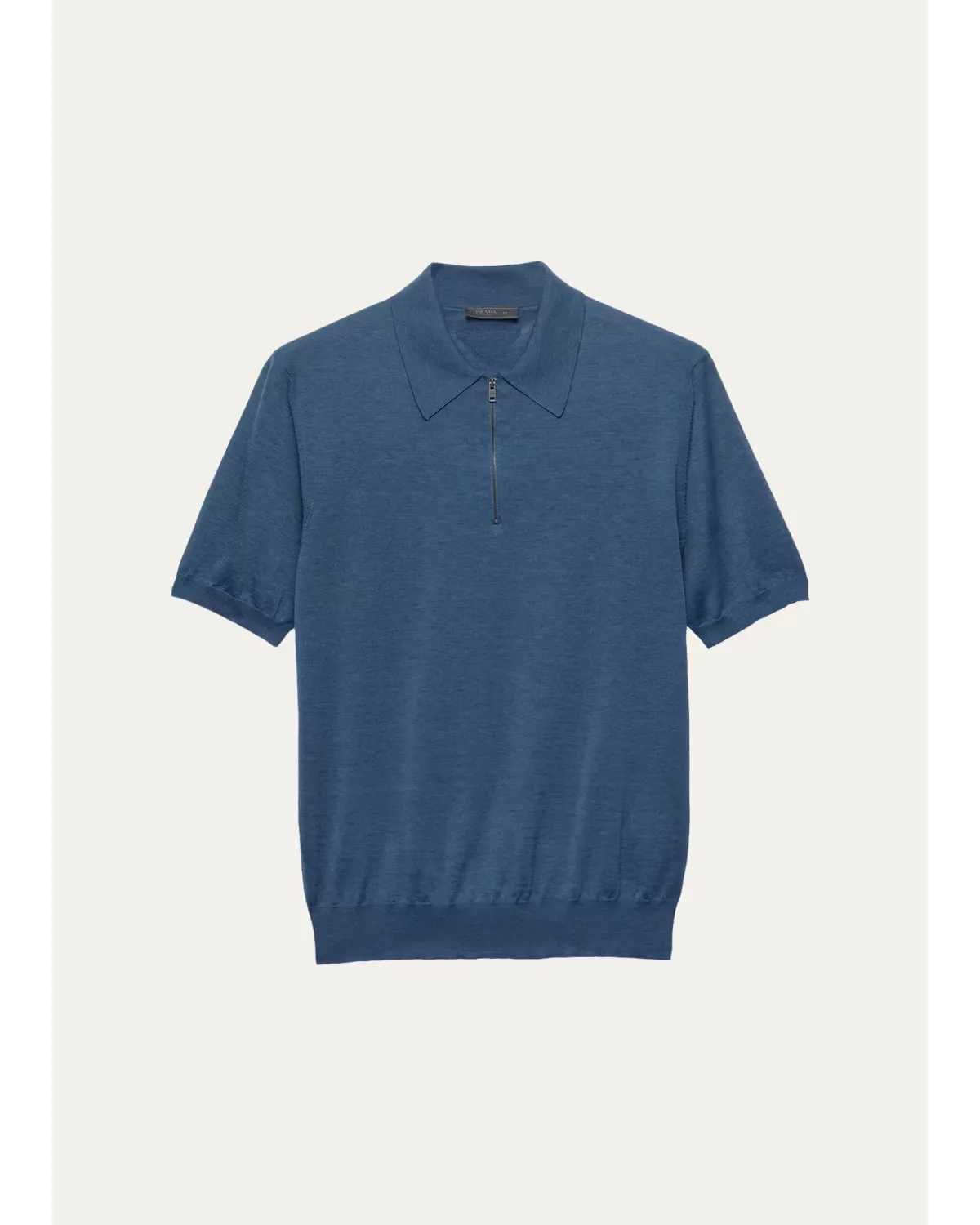 Silk and Cotton Polo Shirt by Prada