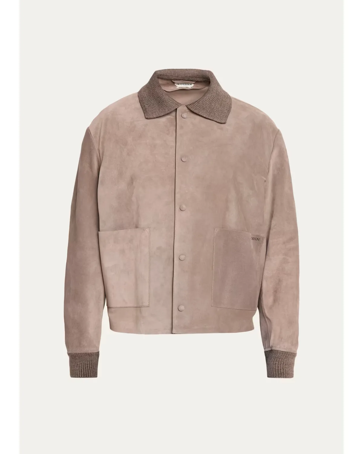 Suede Knit-Trim Blouson by JW Anderson