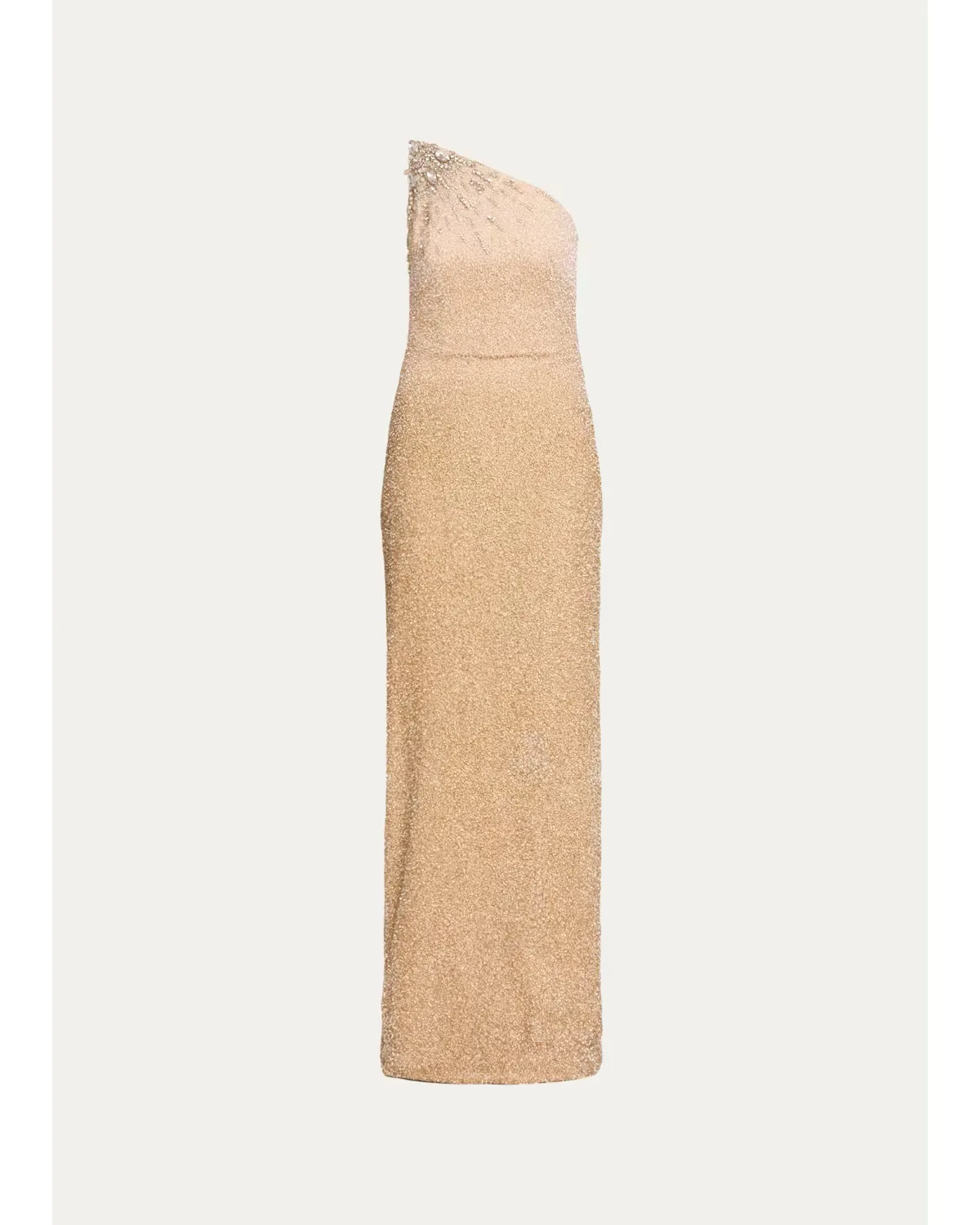 Ombre Signature Sequined Strapless Column Gown by Pamella Roland