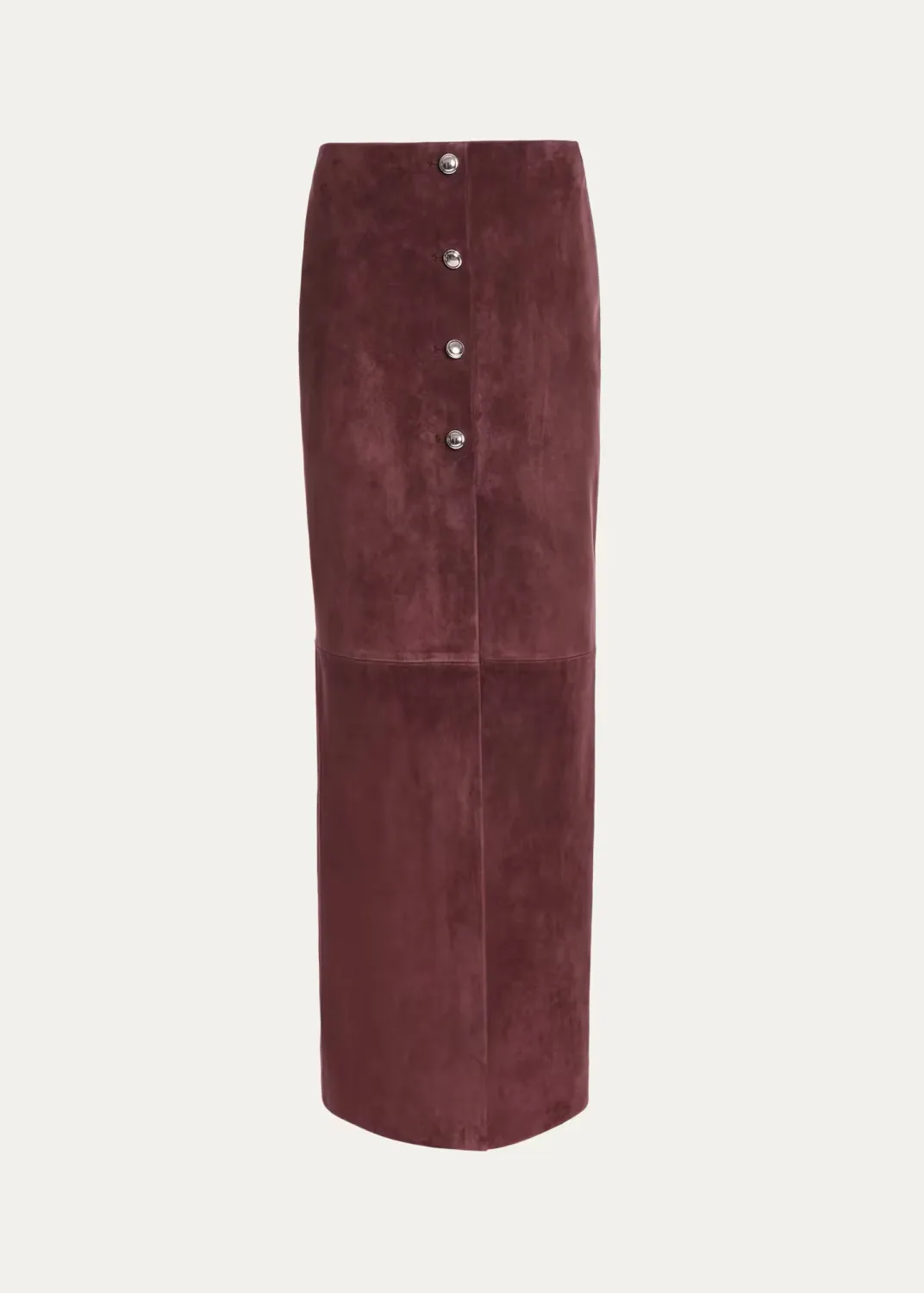 Pinkard Suede Maxi Skirt