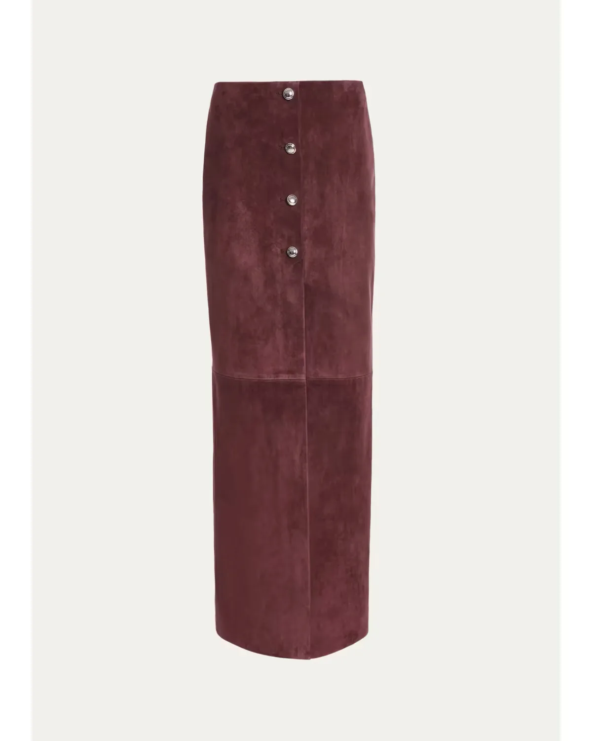 Pinkard Suede Maxi Skirt by Altuzarra