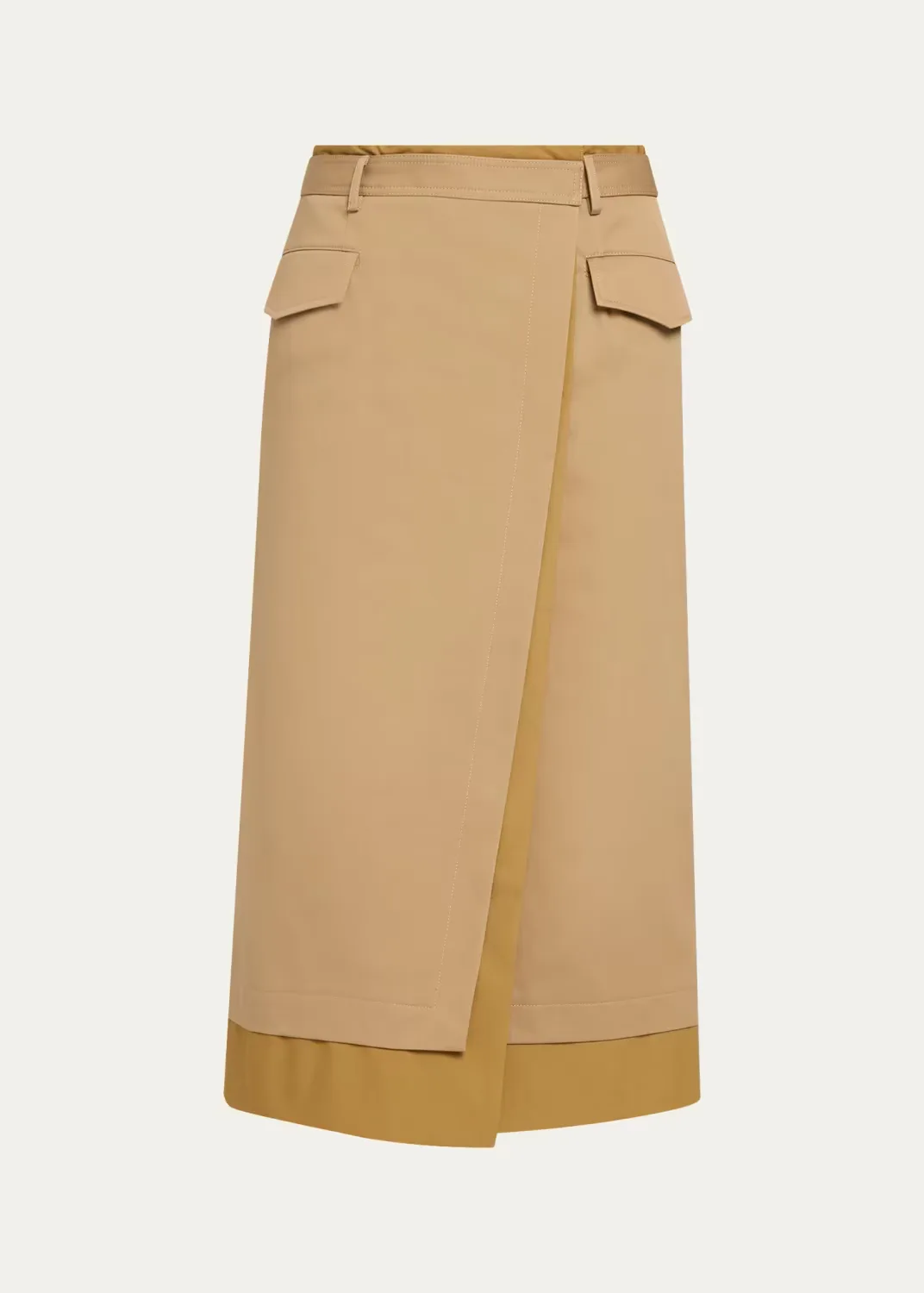A Trip to the Met Wrap Midi Skirt