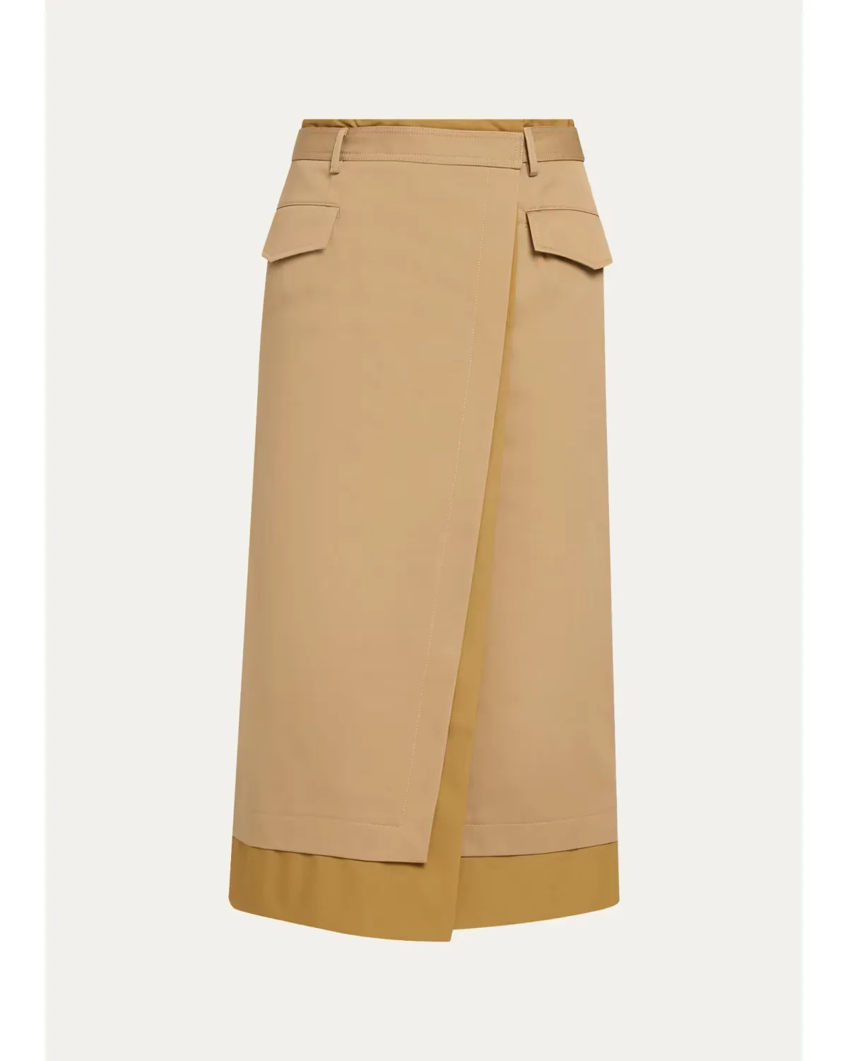 A Trip to the Met Wrap Midi Skirt