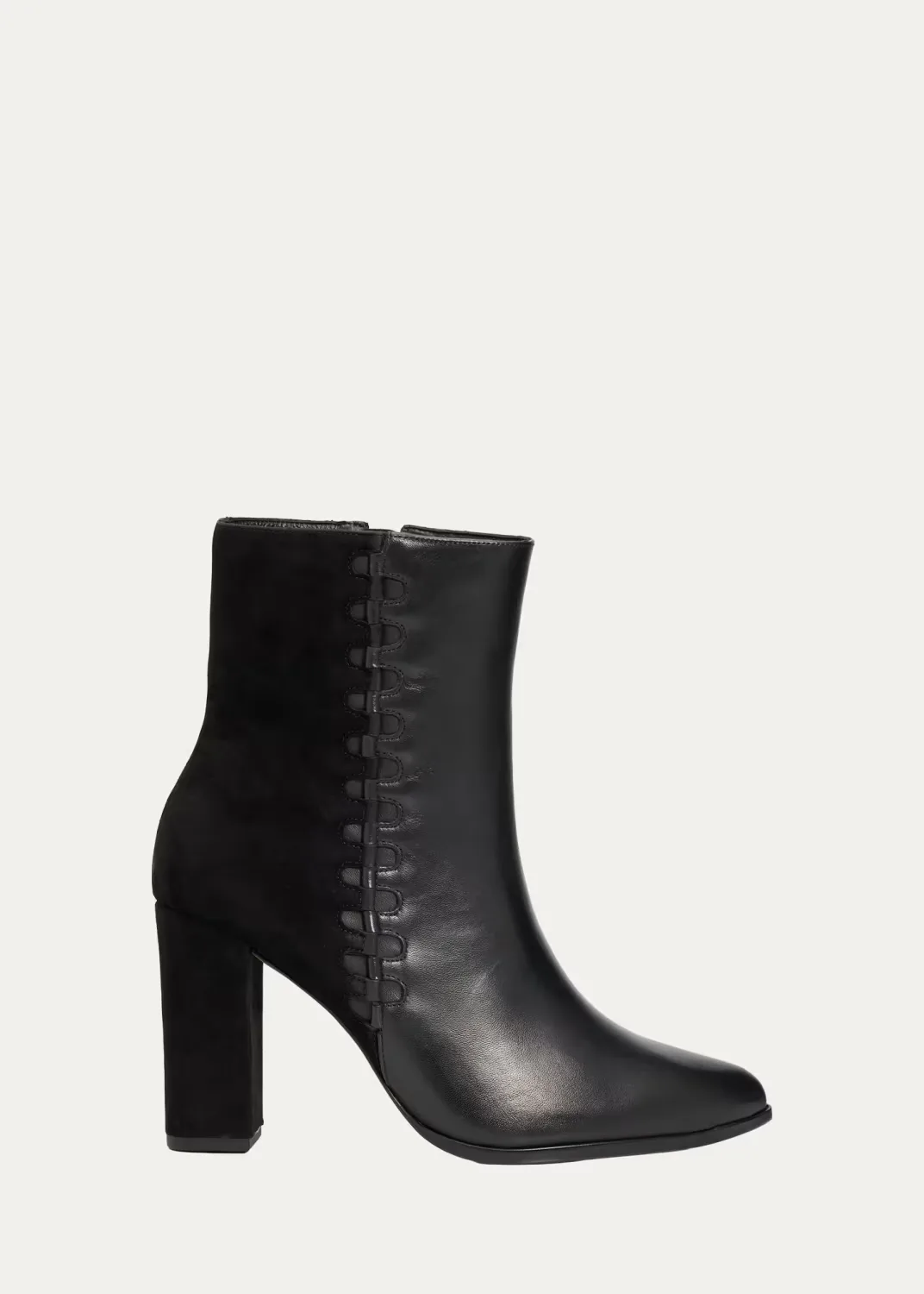 90mm Jesse Mixed Leather Ankle Boots by Alexandre Birman
