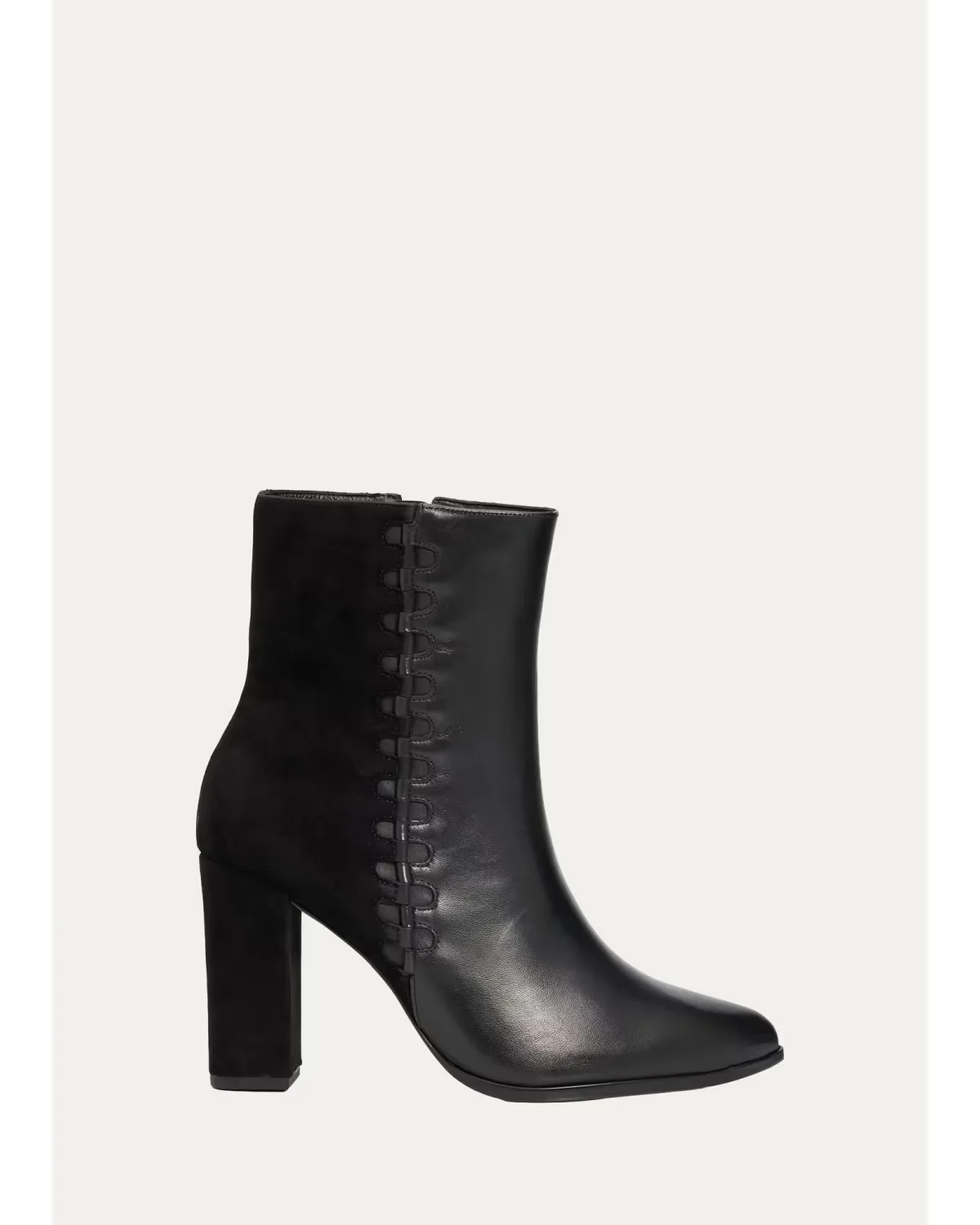 90mm Jesse Mixed Leather Ankle Boots by Alexandre Birman