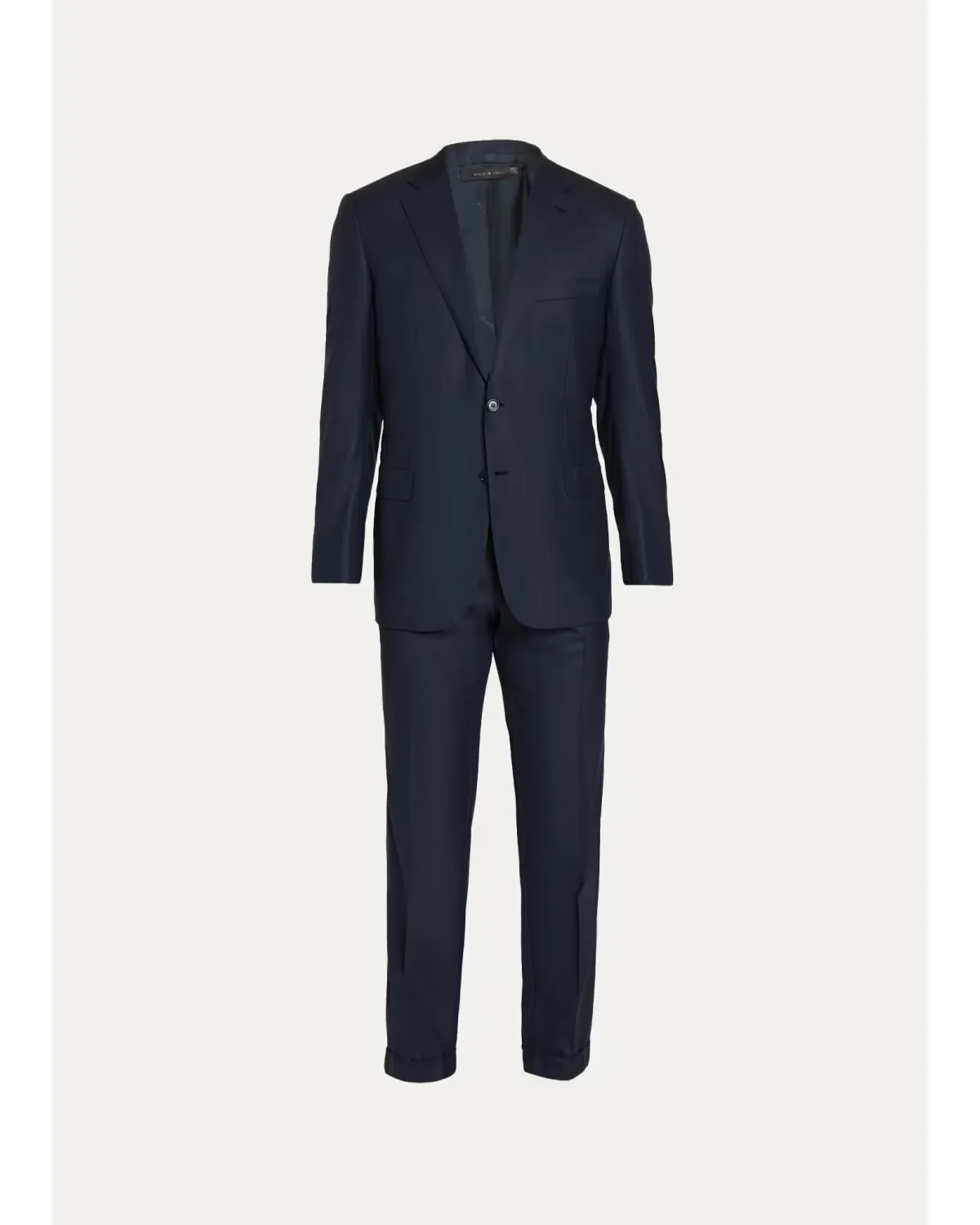Brunico Wool & Silk Herringbone Two-Piece Suit by Brioni