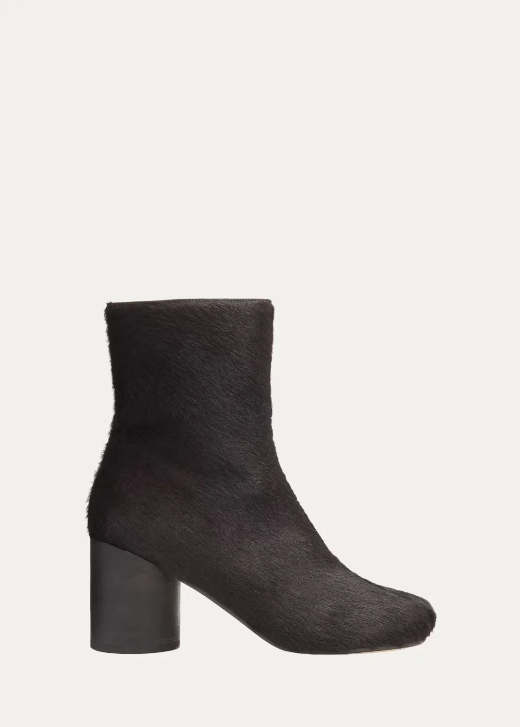 80mm Calf Hair Ankle Boots by Maison Margiela