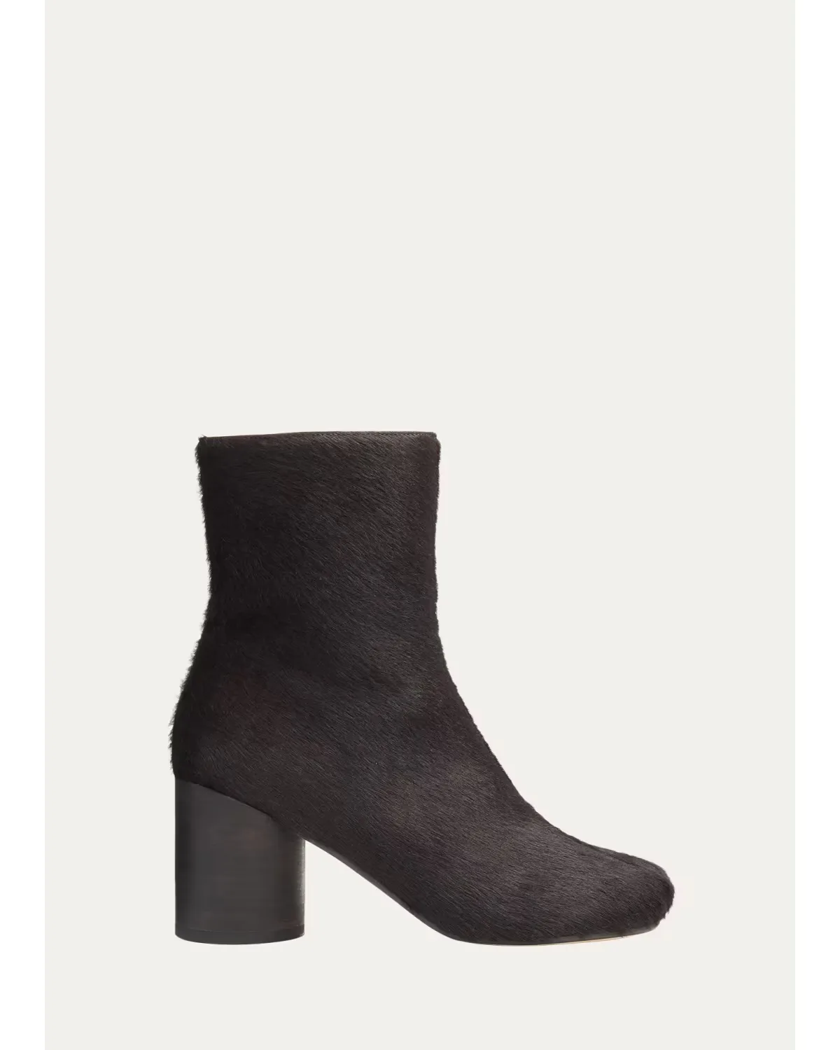 80mm Calf Hair Ankle Boots by Maison Margiela