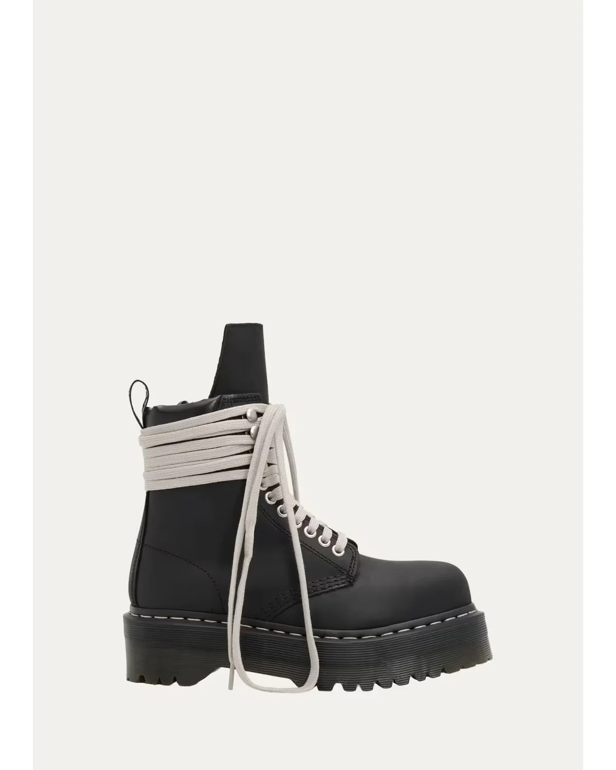 Dr. Martens x Dr. Martens Quad Sole Steel-Toe Leather Boots by Dr. Martens