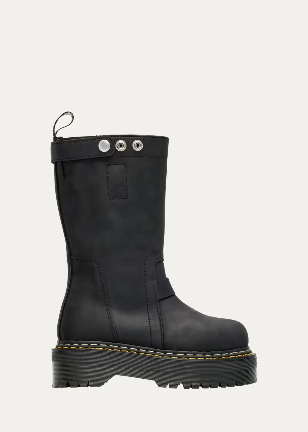 Dr. Martens x Dr. Martens Quad Sole Pull-On Leather Boots by Dr. Martens