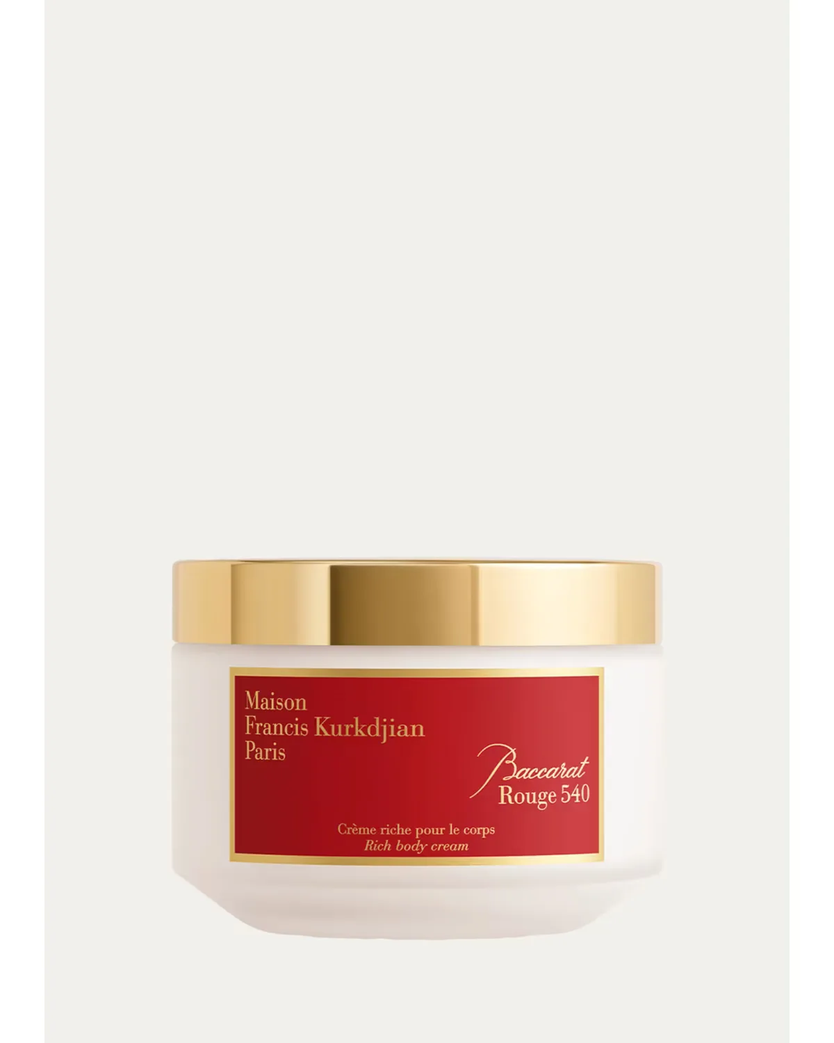 Baccarat Rouge 540 Rich Body Cream, 6.8 oz by Maison Francis Kurkdjian