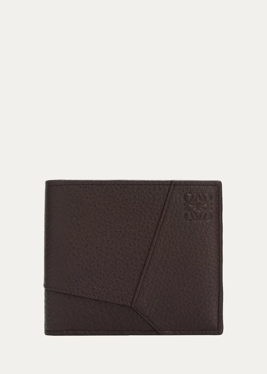 Puzzle Leather Bi-Fold Wallet by LOEWE