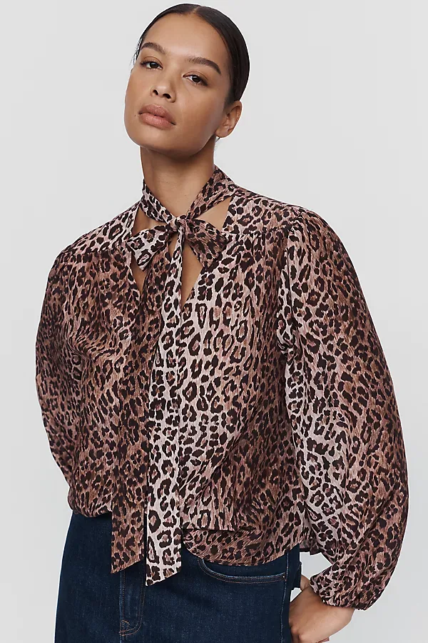 Moss 100% Silk Blouse by RIXO