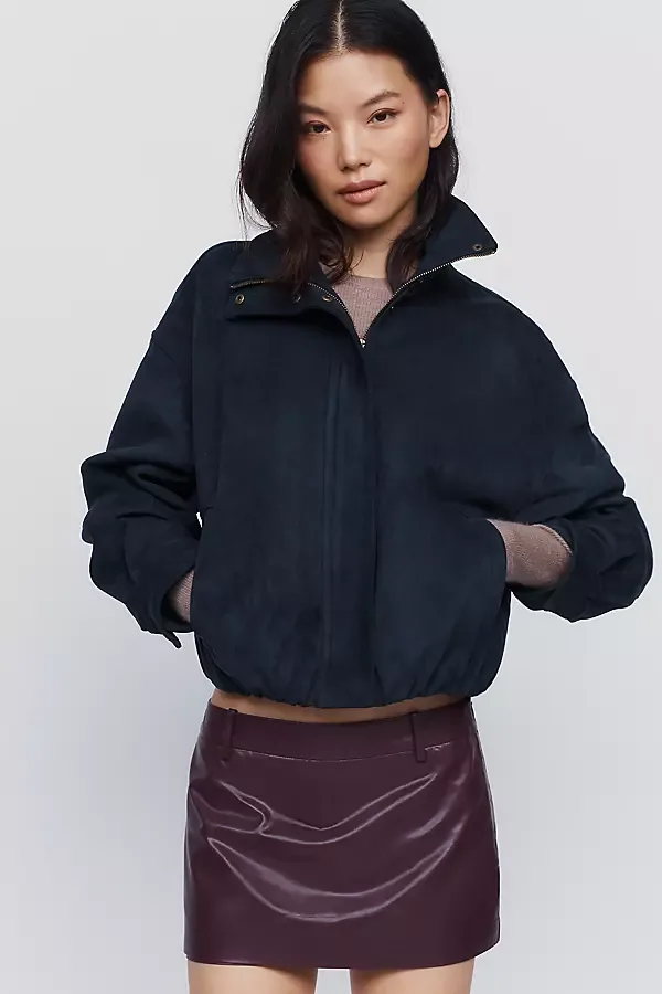 Ariel Faux Leather Skort by NIA