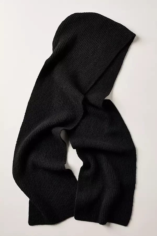 Long Knit Hood Scarf by Anthropologie