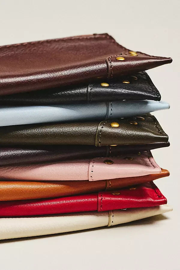 Arina Leather Card Case by Anthropologie