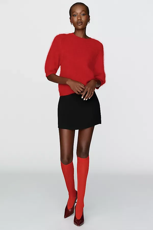 Ribbed Knee High Socks by Anthropologie