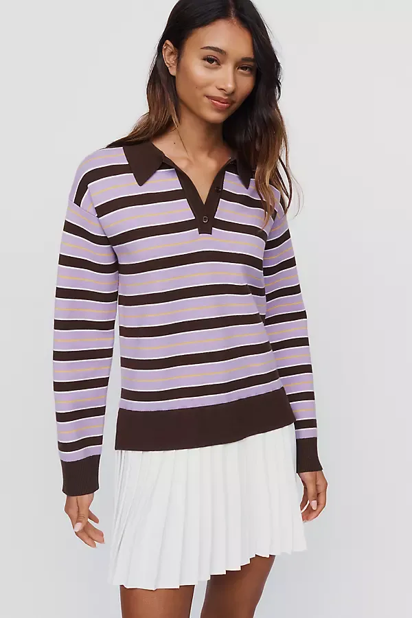Polo Pleated Mini Dress by English Factory