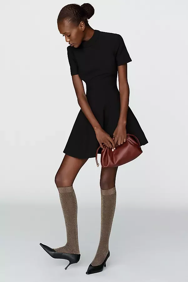 Lurex Knee High Socks by Anthropologie