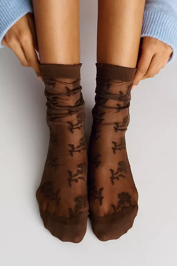 Sheer Socks by Anthropologie