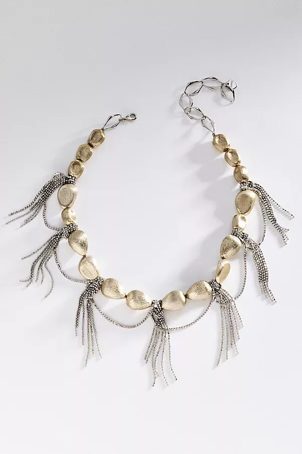 Fringe Metal Necklace