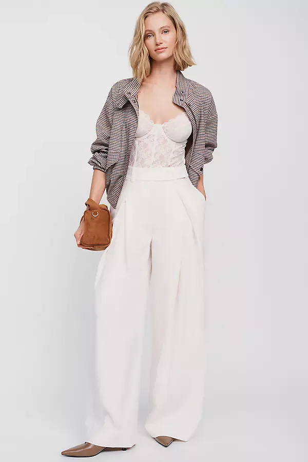 Pleats for Days Wide-Leg Pants by Favorite Daughter