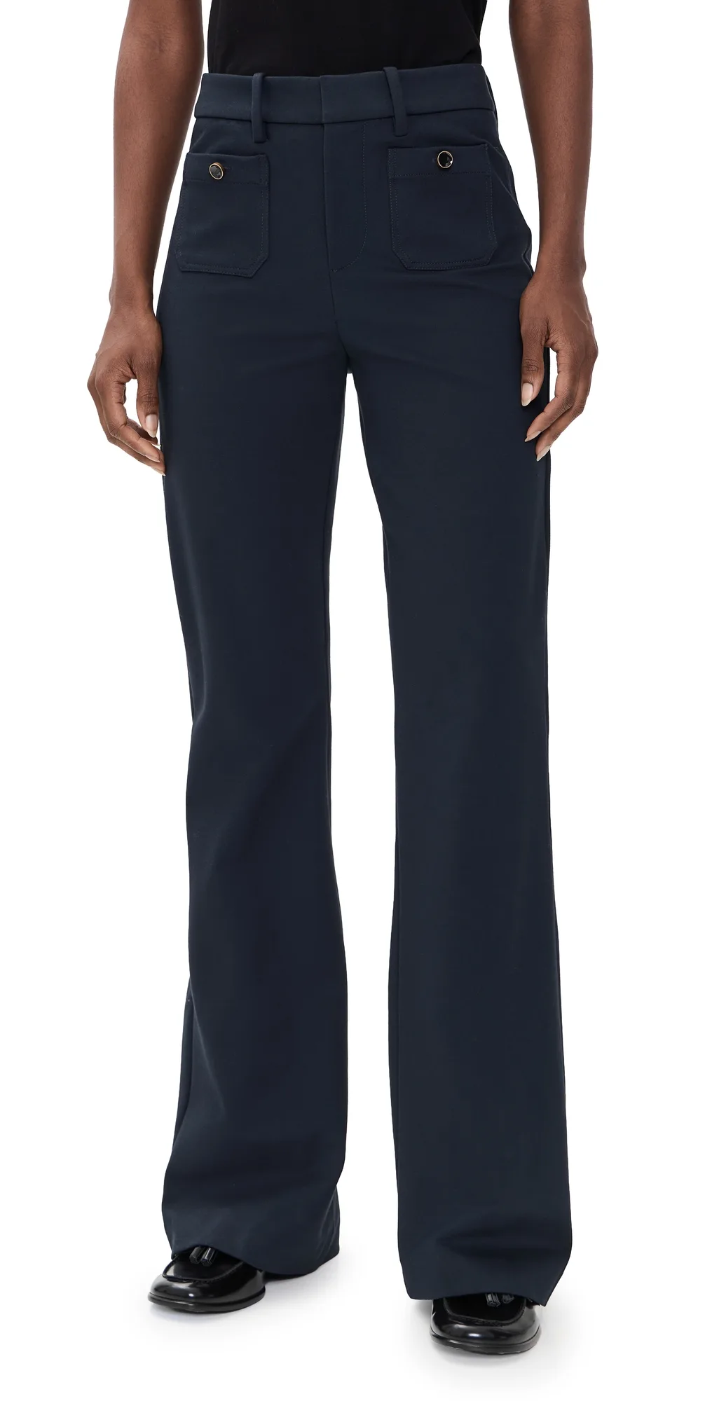 The Shrunken Pocket Flare Trousers by FRAME