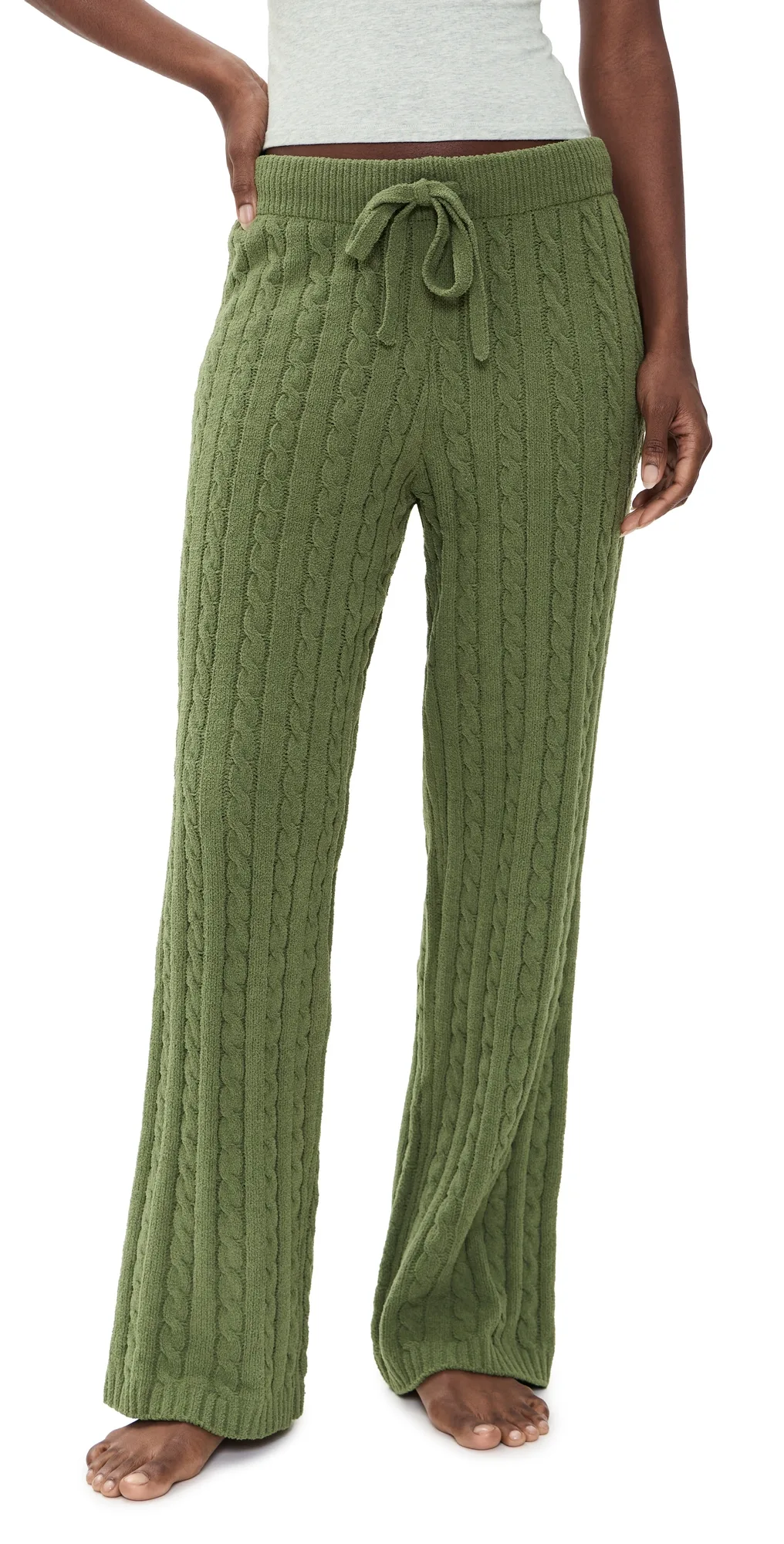 Cozy Chenille Cable Knit Pajama Pants by PJ Salvage