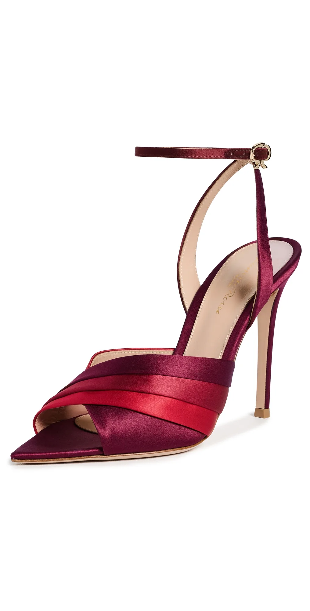 Crepe Satin Pumps by Gianvito Rossi
