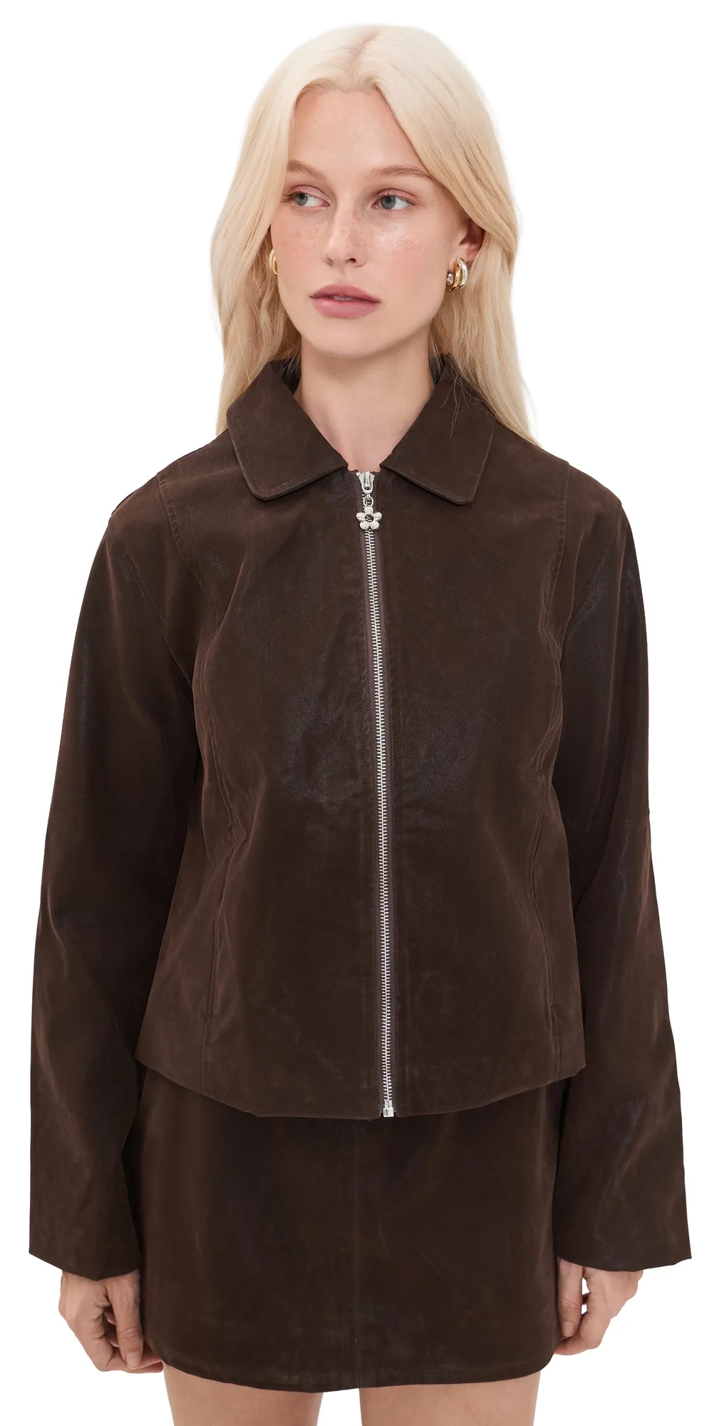 Shyla Faux Suede Jacket by Lisa Says Gah