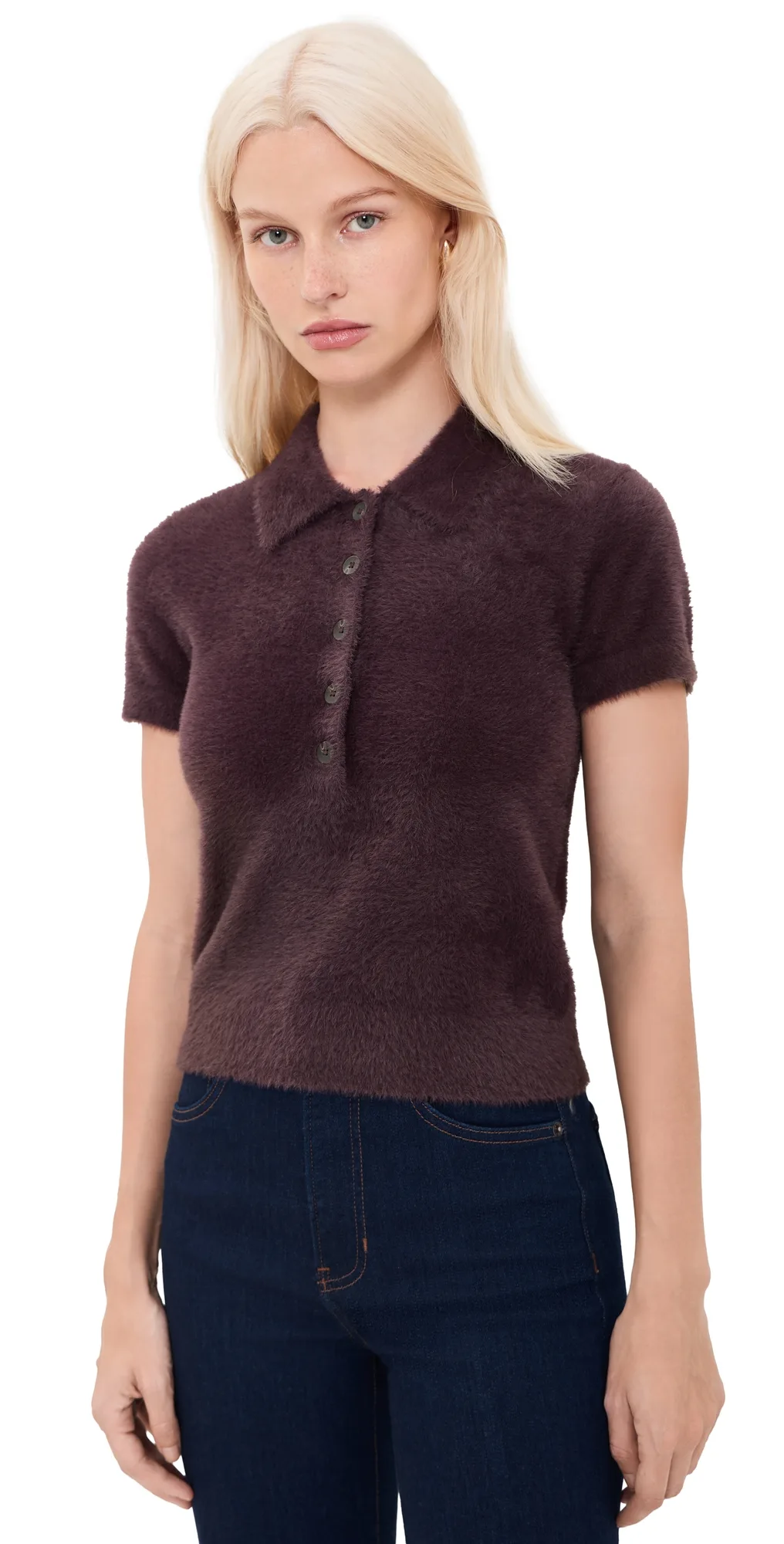Cirrus Short Sleeve Crop Polo