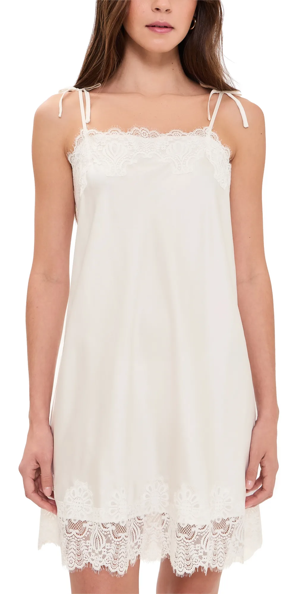 Solid Stretch Charm Chemise by Flora Nikrooz