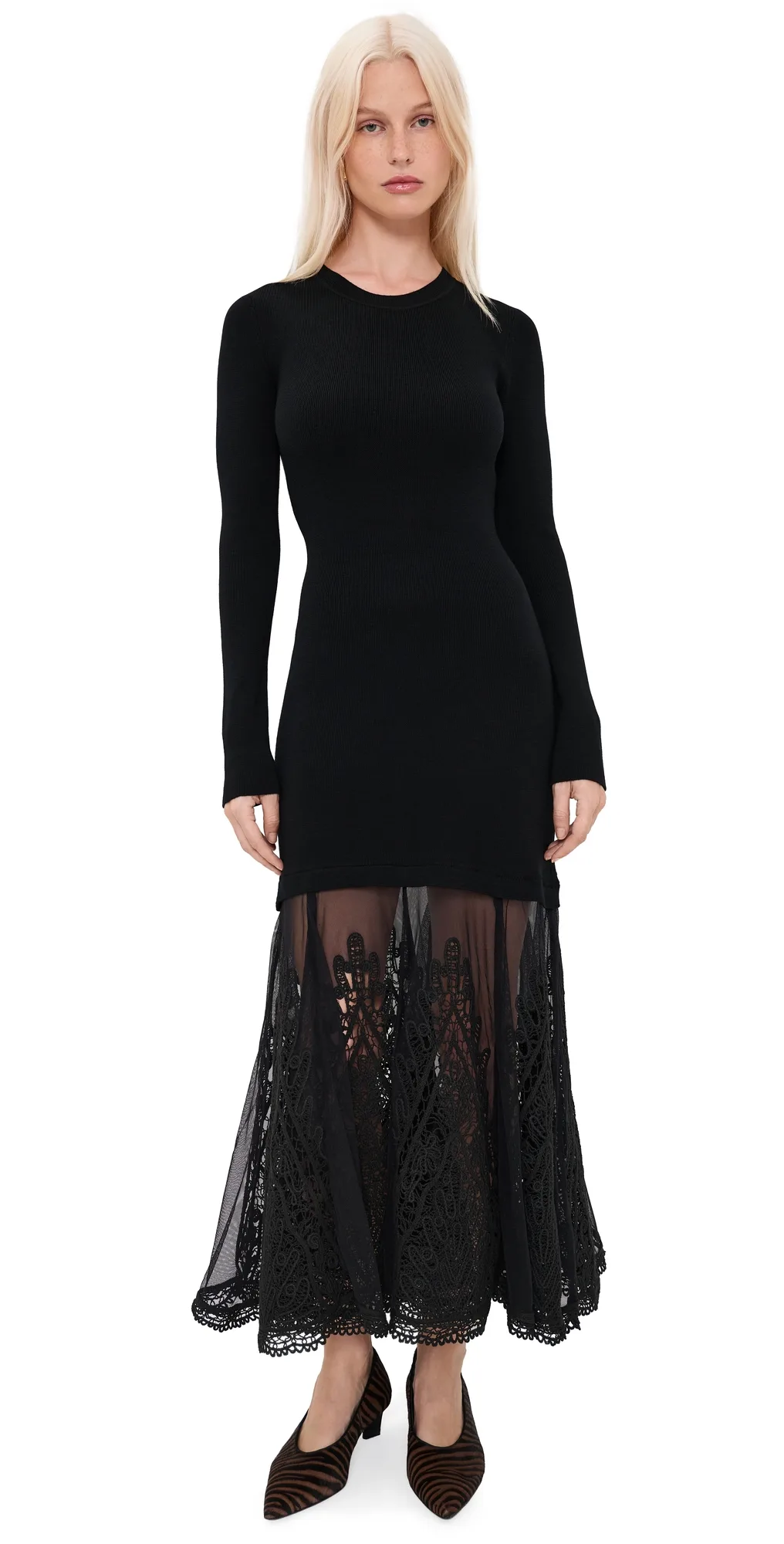 Vali Embellished Mixed Media Maxi Dress by Sea