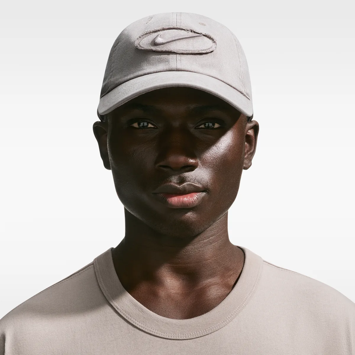 Club Unstructured Denim Patch Cap